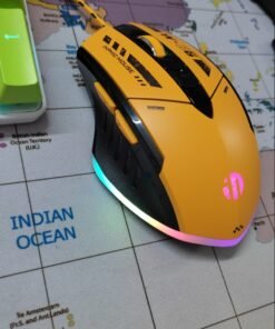 Alternative view of INPHIC W6 RGB Wired Gaming Mouse 12800DPI Optical Mouse 6 Programmable Buttons 1000Hz USB Laptop PC Mouse for Windows 7/8/10/XP